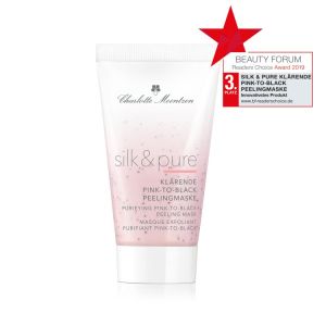Silk & Pure klärende Pink to black Peelingmaske 